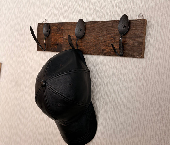 古材のカトラリーラック【中】【黒】
