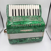 YAMAHA ALTO 25 アコーディオン 25鍵盤 マーブルグリーン 実用動作品 シリアル刻印あり