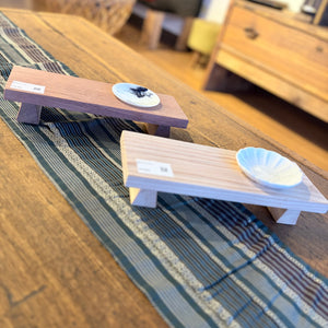 古材のおちょこプレート １穴【パイン】