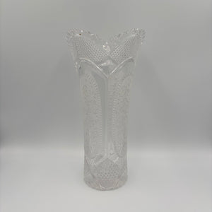 曽我ガラスのあじさいレリーフ花瓶