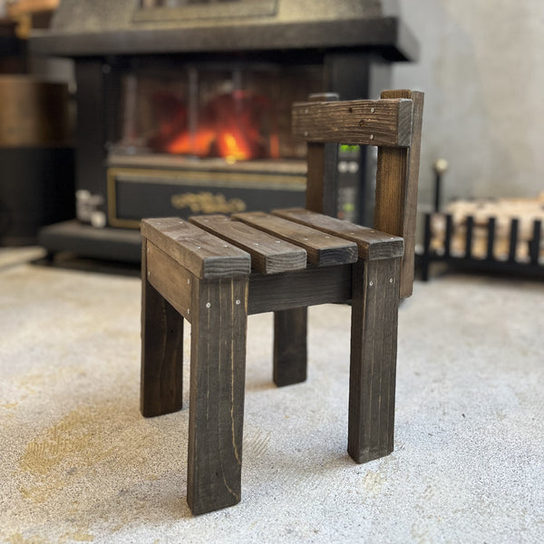 古材のプランタースツール